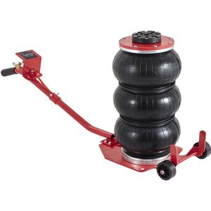 Airbag Jack, Hefcapaciteit tot 3 Ton, 140-450 mm Hefbereik, 5 Seconden Heffen, Robuuste Constructie, Rood
