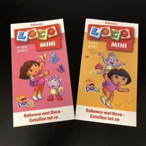 Voordeelset Loco Mini - Rekenen met Dora Getallen tot 10 en Getallen tot 20 voor  groep 3/4