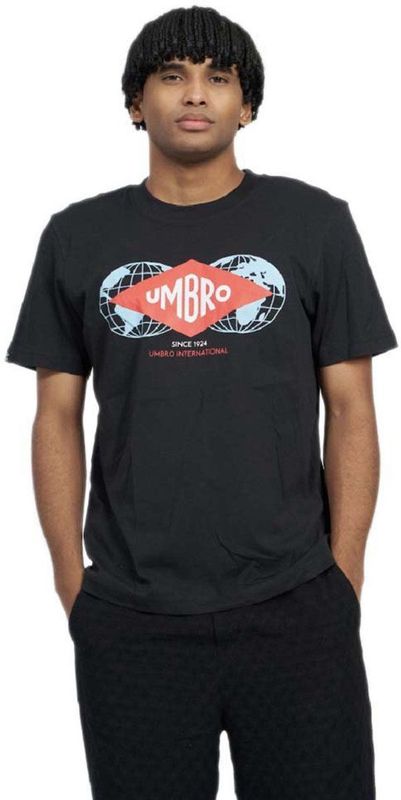 Umbro - International - T-shirt - Zwart - Korte Mouwen