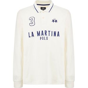 La Martina Poloshirt Langarmshirt mit Polokragen
