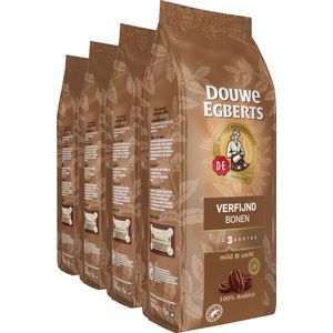 Douwe Egberts Verfijnd Koffiebonen - 4 x 500 gram