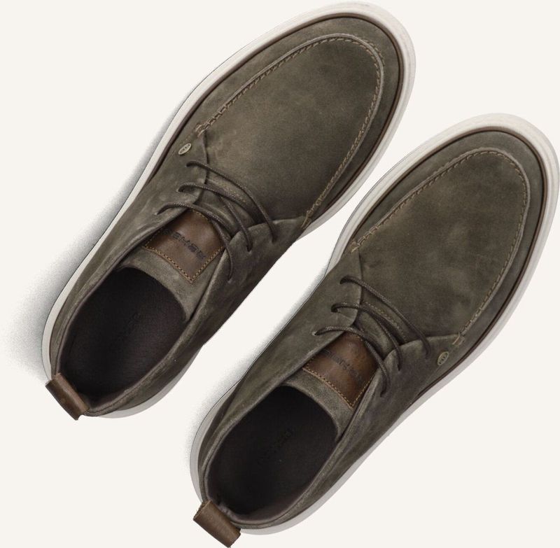 Rehab - Hudson Suede - Veterschoen - Grey Brown - Suède en Leer