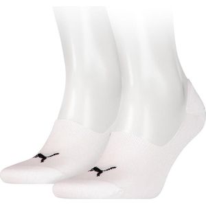 Puma - Footie 2P - Sportsokken - Wit - Unisex - Volwassenen