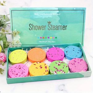 Shower steamers - Douche Bruisballen - Douche Steamer - Shower Bomb - Geschenkset - Bruisbal Douche - Douche Bom - 8 stuks - Aromatherapie - Wellness box gifts
