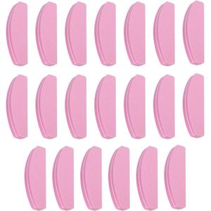 20 stuks mini nagelvijlen set - korrelgrootte 100/180 - groothandel nagelschuurblok - professionele nagelpolijstset - acryl- en natuurlijke nagels - roze
