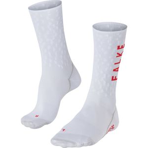 FALKE BC Fietssokken anti blaren, ultralichte padding functioneel garen sportsokken unisex wit - Maat 37-38