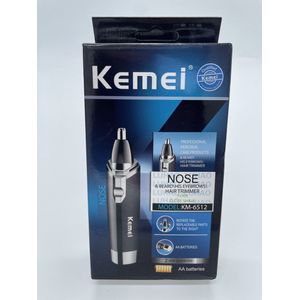 kemei km 6512 neushaar en oorhaar trimmer voor het snel en gemakkelijk verwijderen van vervelende haartjes