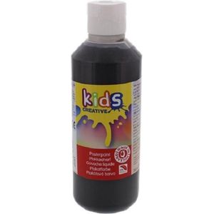Plakkaatverf voor kinderen - Zwart - 250 ml