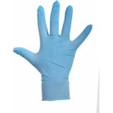 Handschoen - Latex Gepoeerd - Blauw - 100 Stuks