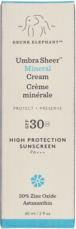 Drunk Elephant - Umbra Sheer - Zonnebrand - Zilver - 60 ml - SPF 30/PA+++