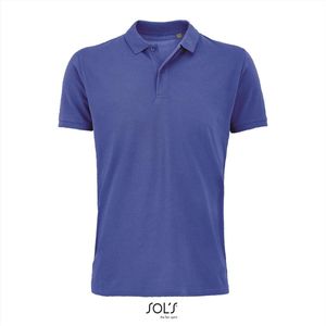 SOL'S - Planet Polo - Blauw - 100% Biologisch Katoen - 3XL