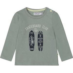 Dirkje-Boys T-shirt ls-Dusty Green