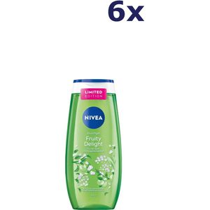 6x Nivea Douchegel – Fruity Delight 250 ml