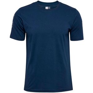 Hummel Elemental Chevron Cotton T-shirt Met Korte Mouwen Blauw L Man