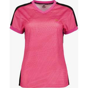 Dutchy Dry dames voetbal T-shirt roze zwart - Maat M