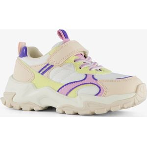 Blue Box meisjes dad sneakers beige/pastel - Maat 29 - Uitneembare zool