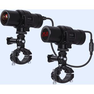 Waterdichte HD Actiecamera Met 170° Fisheye-lens En Nachtzicht – Voor Fiets & Motorfiets - Inclusief Accessoires
