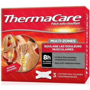 Thermacare Zelfverwarmende kompressen Multizone 3 stuks - bij spierpijn
