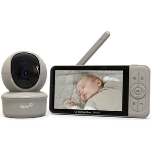 Qute Beeldbabyfoon Q-Connection Smart WIFI 2-IN-1 5HD - Zand