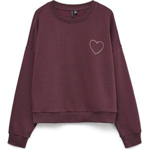 Vero Moda - Vmlotte Trina - Trui - Bordeauxrood - Dames