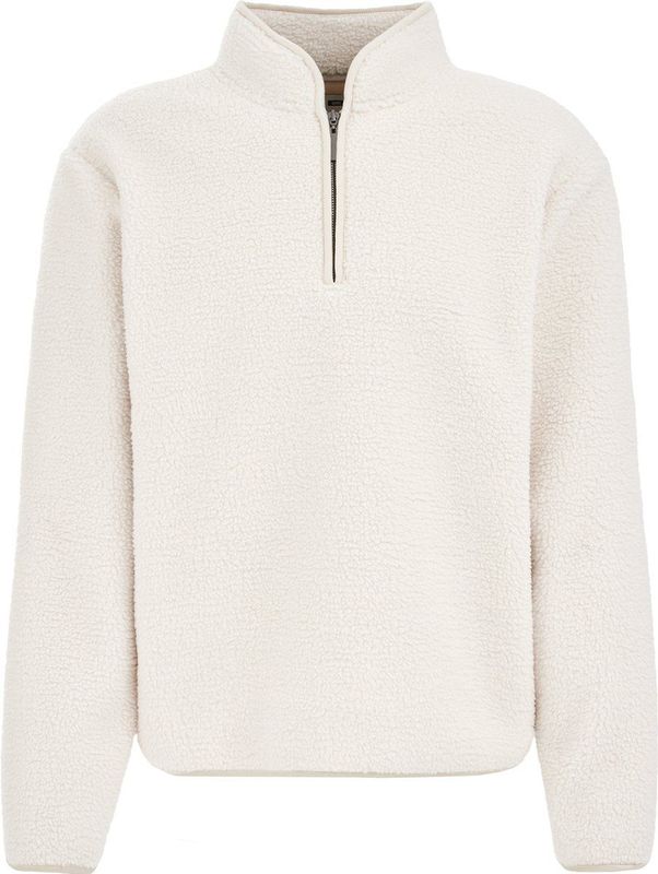 WE Fashion - Teddy Trui - Gebroken Wit - Regular Fit