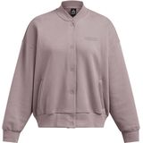 Under Armour - Icon Fleece Varsity Jas - Beige - Vrouw