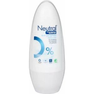 Neutral 0% - 50 ml - Deodorant Roller - 6 stuks - Voordeelverpakking