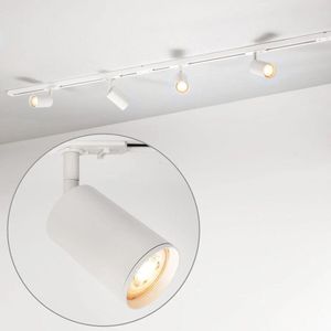 LumenXL - Railsysteem verlichting Jill - 1,5 meter - Wit - 7 spots