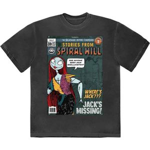 Disney The Nightmare Before Christmas - Spiral Hill Sally Heren T-shirt - S - Zwart