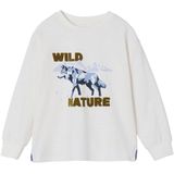 Vertbaudet - T-shirt met Lange Mouwen - Jongens - Wolvenmotief