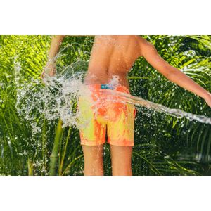 Sea'sons- Kids-Swimshort Solid -Orange Yellow - Maat 128/134