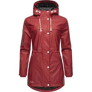 Navahoo Rainy Forest overgangsjas voor dames, waterdicht, lang, warm gevoerd, met capuchon, XS-3XL