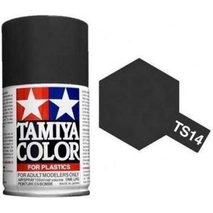 Tamiya TS-14 Black - Gloss - Acryl Spray - 100ml Verf spuitbus