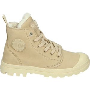 Palladium PAMPA HIGH ZIP WL - VeterlaarzenHoge sneakersDames sneakersDames veterschoenenHalf-hoge schoenen - Kleur: Wit/beige - Maat: 40