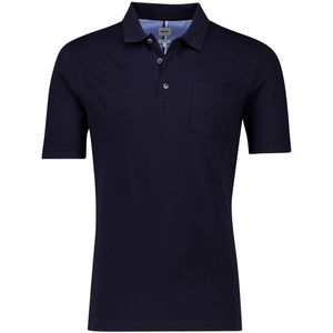 Brax - Poloshirt - Zwart - Katoen - Normale Fit - Korte Mouwen - Borstzak