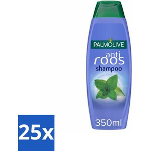 25 x Palmolive Shampoo Anti-Roos 350 ml - Natuurlijke Shampoo - Shampoo Voor Dagelijks Gebruik