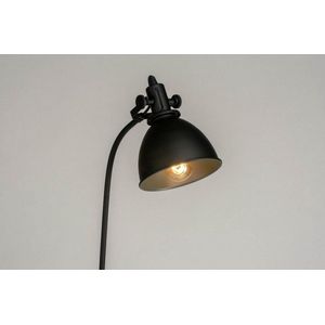 Lumidora Vloerlamp 73289 - E27 - Zwart - Metaal