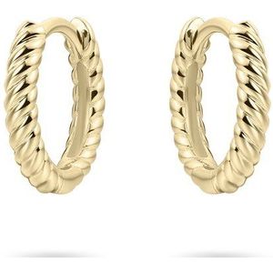 Gisser Jewels Goud Oorringen Goud VGKCJ2/12 - Sieraad - Oorbellen - 14 Karaat Goud - Ø 12 mm