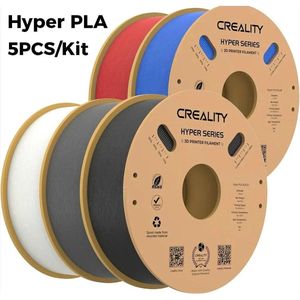 QPFO® PLA filament 3D printer – 5 stuks – 1kg per rol – 1.75mm – multicolor – hoge nauwkeurigheid – geschikt voor FDM printers