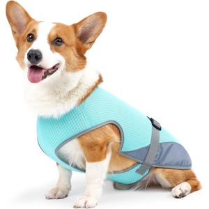 Koelvest voor honden - Castle Pets - Maat L - Ruglengte 50 t/m 60 CM - Gewicht hond 15 t/m 23 kilo - Verkoeling Hond - Koeljas Hond - Cooling Vest