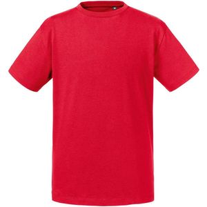 Russell Kinderen/Kinderen Biologisch T-shirt met korte mouwen (Rood)