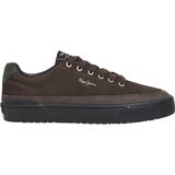 Pepe Jeans - Ben Evolution - Leren Sneakers - Bruin - Casual
