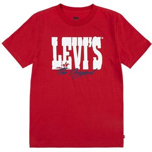 Levi´s ® Kids Yee-haw T-shirt Met Korte Mouwen Rood 24 Months Jongens