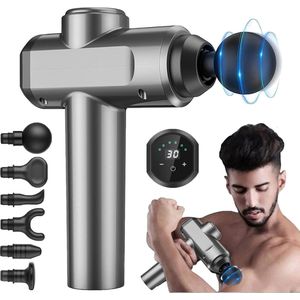MKSS® Massage Gun Professioneel - Massage Apparaat - Massagegun - Zilver