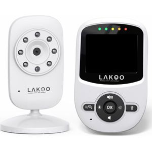 LAKOO MiniGuard Vision B - Babyfoon met monitor - Babyfoon - Compacte Babyfoon met Monitor & Camera