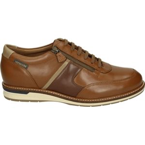 Mephisto FABIAN RANDY - CasualHeren sneakersHeren veterschoenVrije tijdsschoenen - Kleur: Cognac - Maat: 39