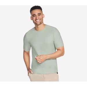 SKECHERS Heren T-shirt – Korte Mouw – Groen – Decathlon 2XL
