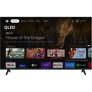 CONTINENTAL EDISON - CELED65SGQLD24B6 - QLED UHD 4K TV 65 (164 cm) - Google Smart TV - 4x HDMI - 2x USB