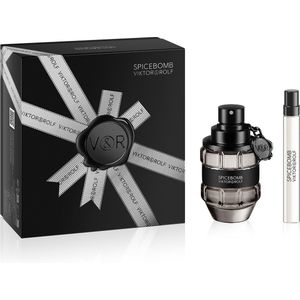 Viktor & Rolf Spicebomb Giftset - 50 ml eau de toilette spray + 10 ml eau de toilette tasspray - cadeauset voor heren