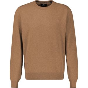 Lerros - Gebreide Trui - Licht Koffie Melange - Heren Basic